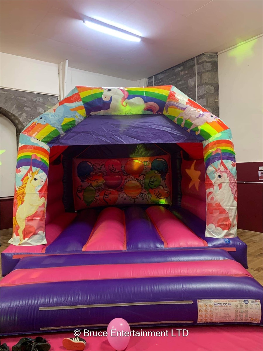 Pink Party Time Bouncy Castle - Hire in Perth, Dundee and Fife | Bruce ...